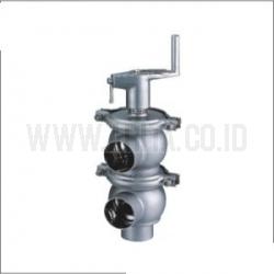 Sanitary-Stainless-Steel-Manual-Reversing-Valve