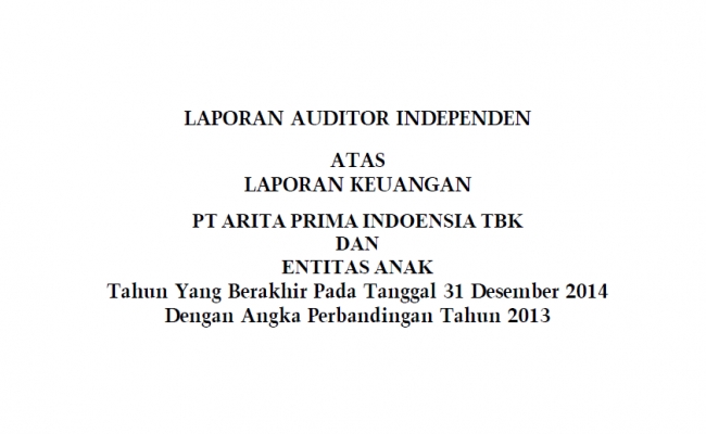 2014 - Des - audited Financial report