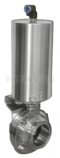 Sanitary Pneumatic Butterfly Valve
